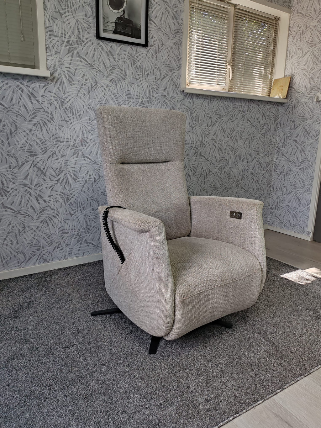 Velderhof Elektrische Sta-op Stoel – Luxe Relaxfauteuil met Accu