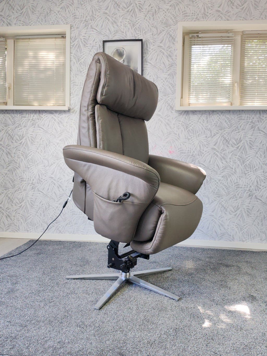 Meubelzorg Sublime leren sta op stoel relax fauteuil