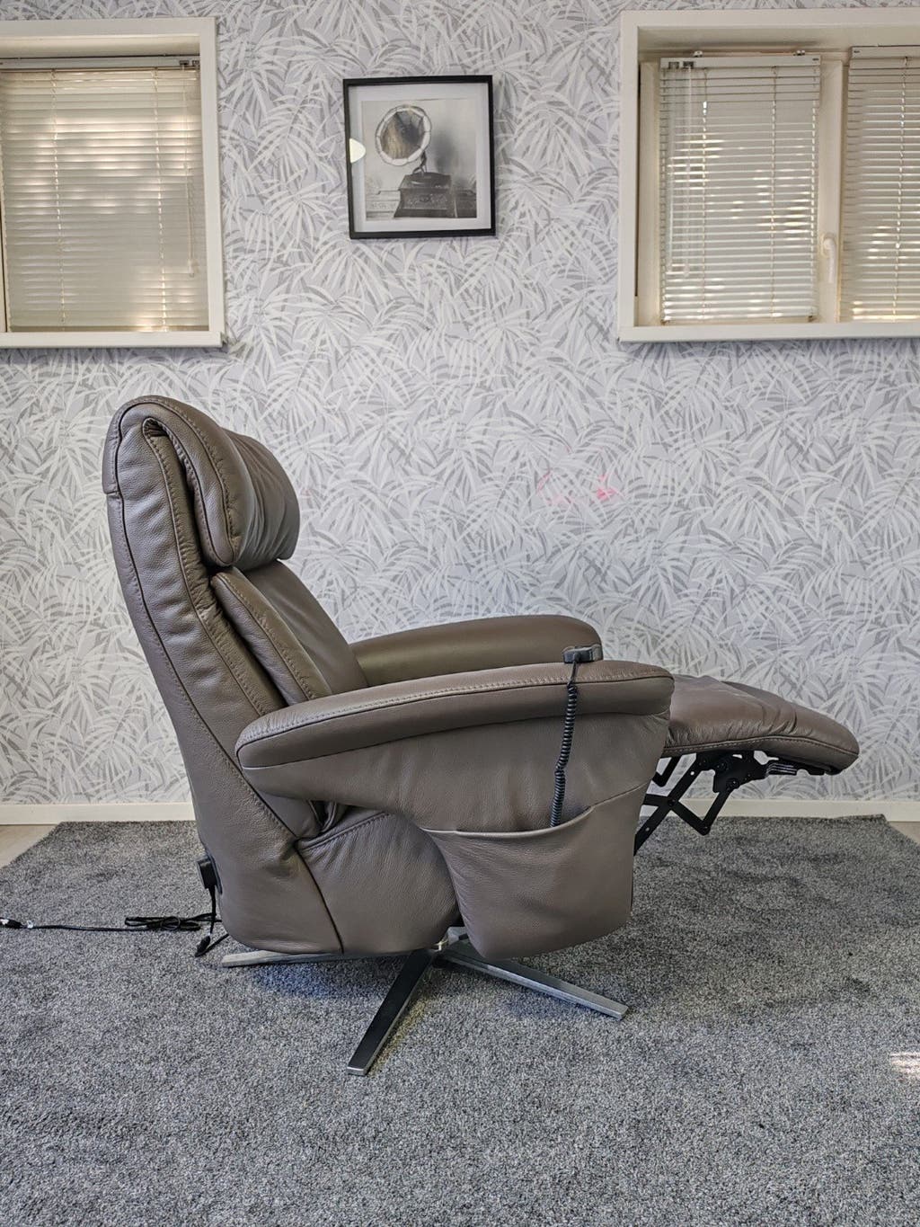 Meubelzorg Sublime leren sta op stoel relax fauteuil