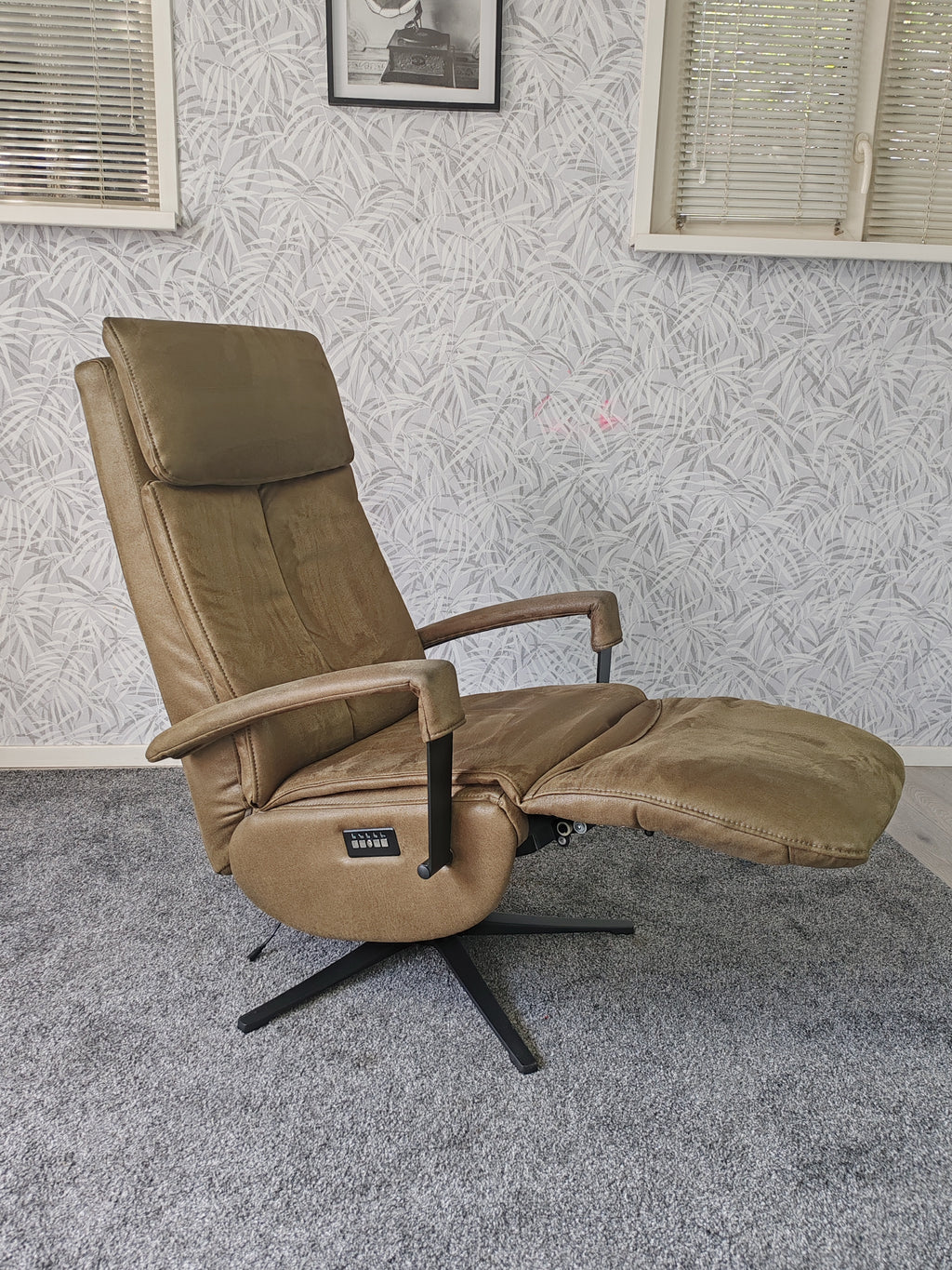 Keurige elektrische relax fauteuil op accu