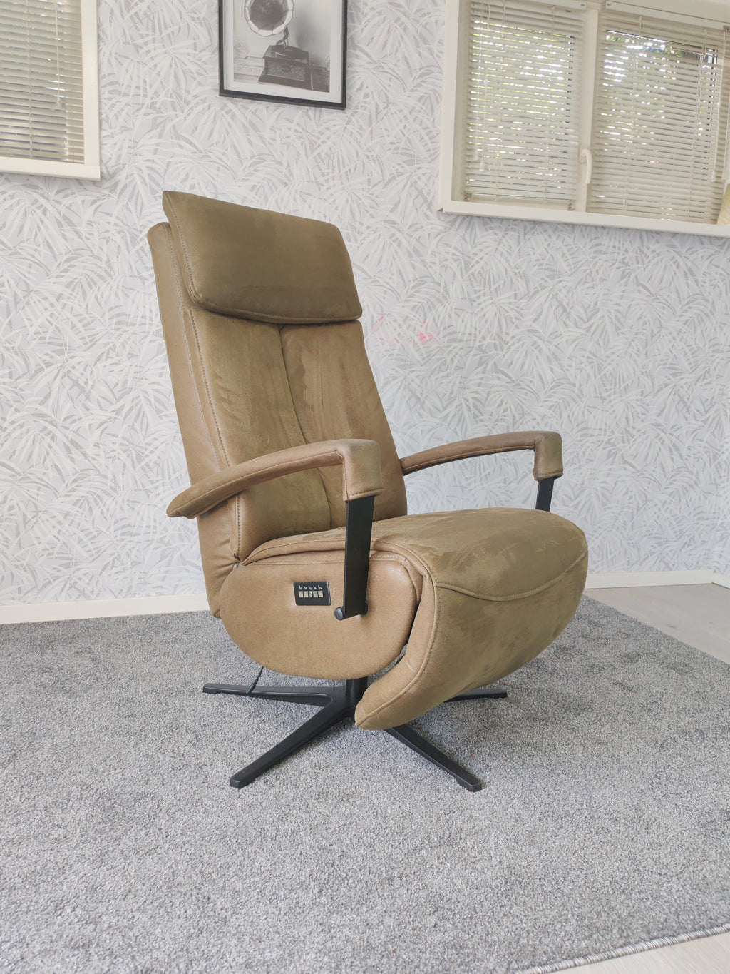 Keurige elektrische relax fauteuil op accu