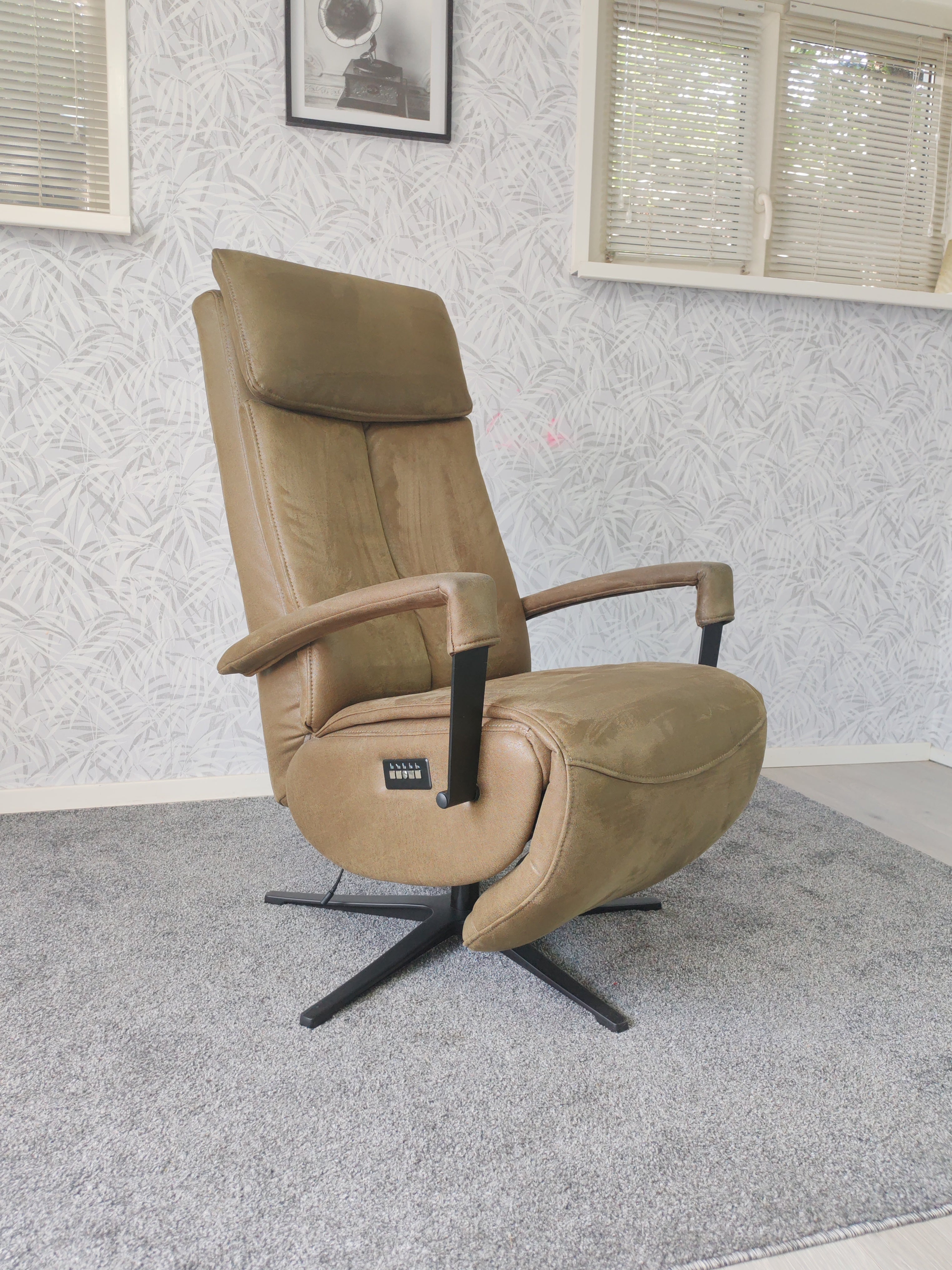 Keurige elektrische relax fauteuil op accu