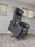 Fitform leren sta op stoel relax fauteuil zwart