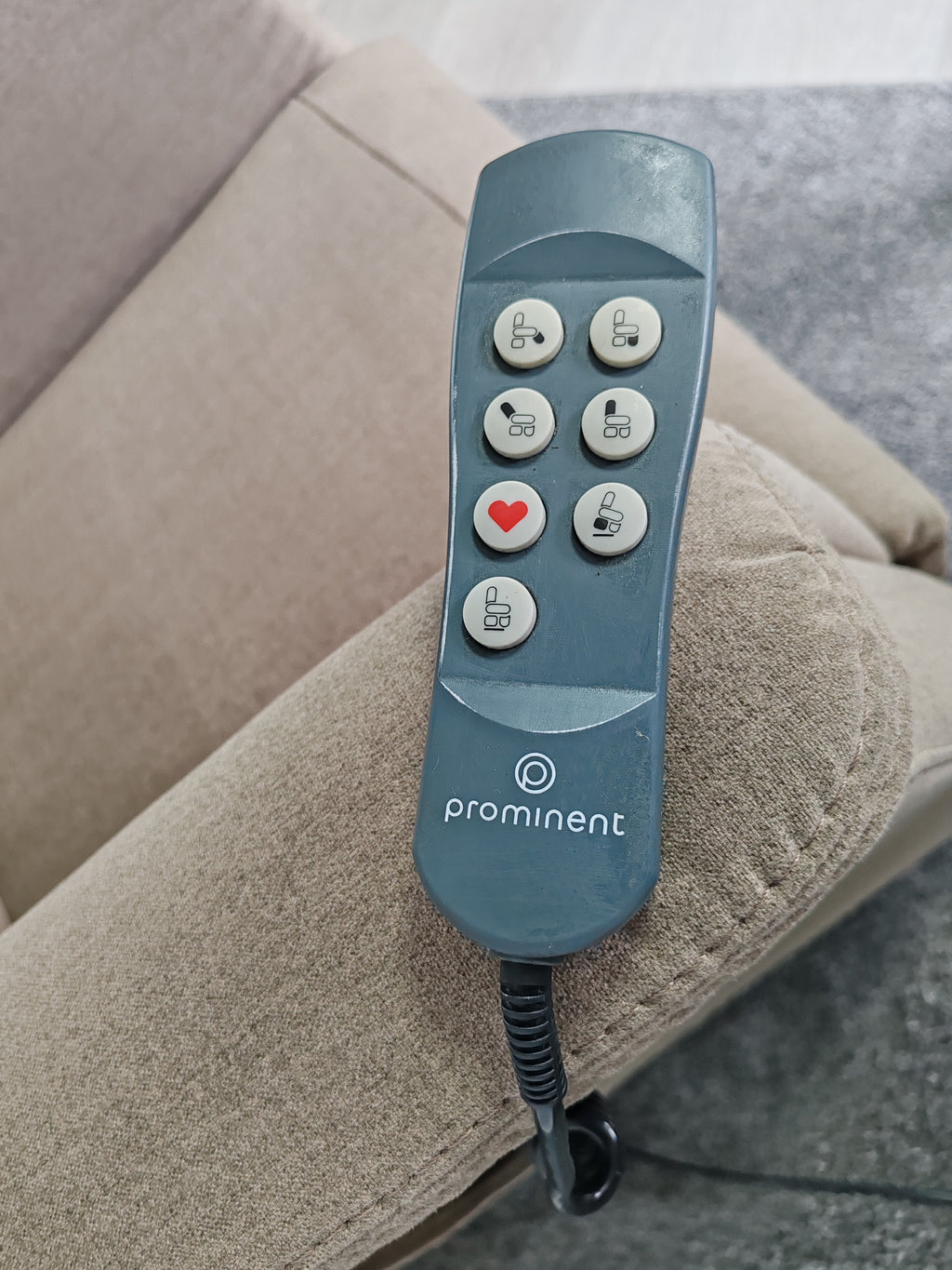 Prominent Vancouver luxe sta op stoel relax fauteuil