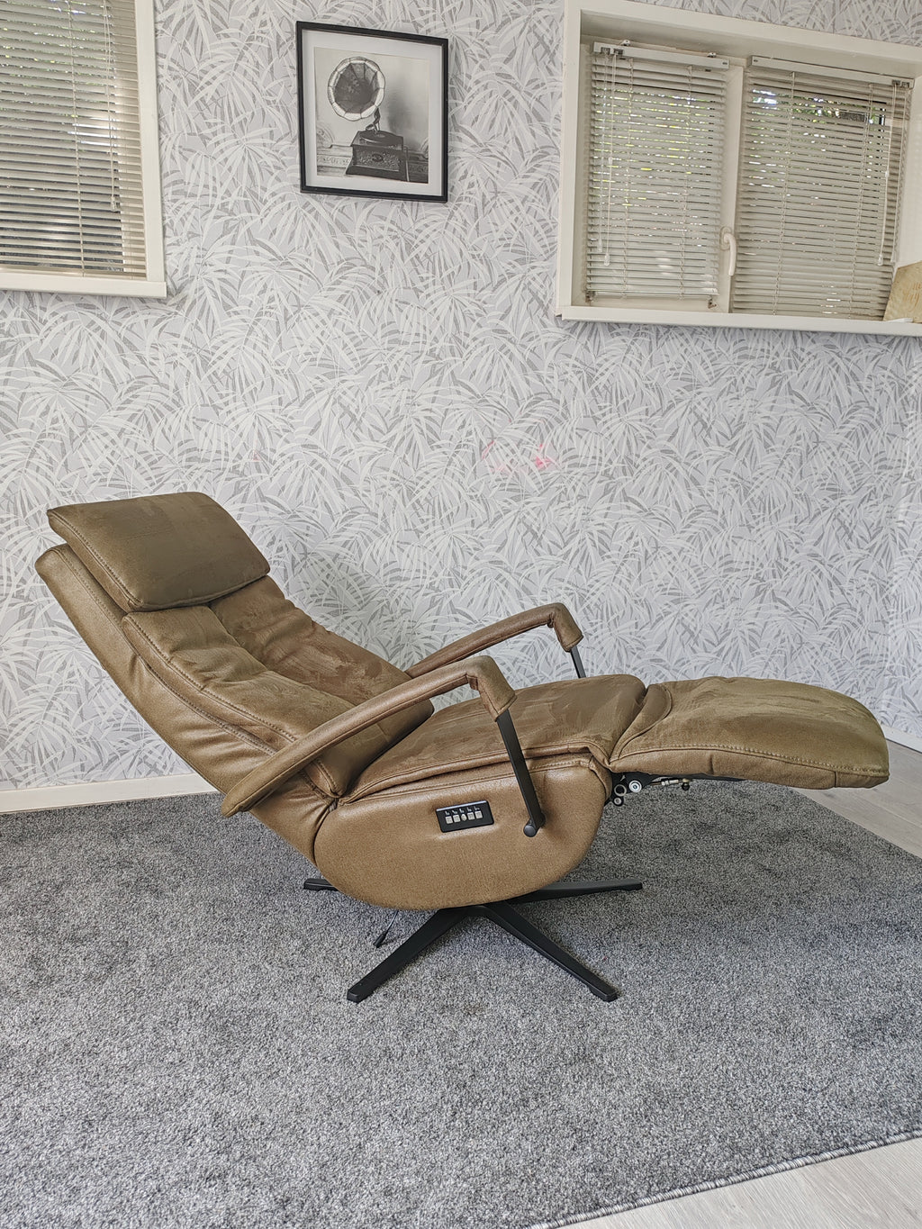 Keurige elektrische relax fauteuil op accu